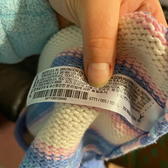 Zara Striped Knit Halter Sweater Top - Picture 3 of 4